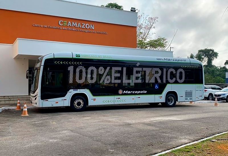 Ônibus 100% elétrico da MARCOPOLO é apresentado em mais uma cidade brasileira