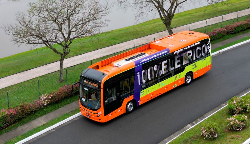 MARCOPOLO desenvolve carroceria para ônibus elétrico da Volvo