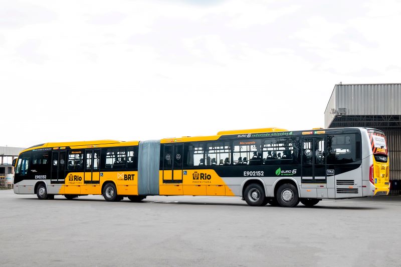 MARCOPOLO fornece 287 ônibus para o sistema BRT do Rio de Janeiro